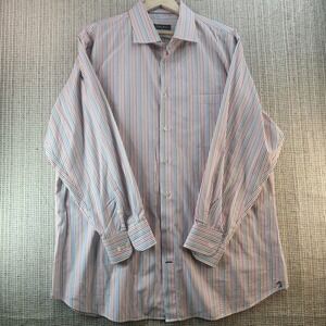 Bobby‎ Jones Shirt Mens XL Multicolor Stripe Button Front Long Sleeve Dress